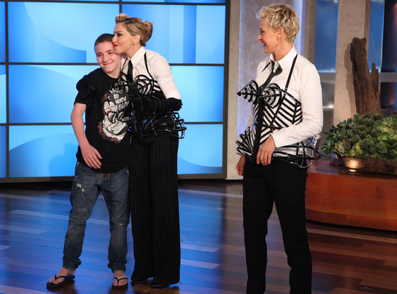 Ellen DeGeneres, Madonna, Rocco Ellen DeGeneres, Madonna, Rocco